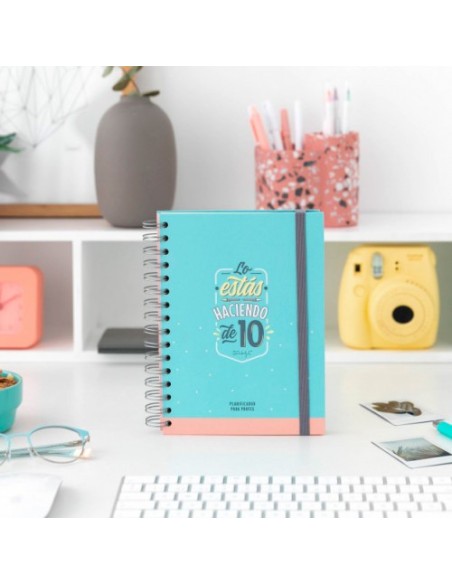 PLANIFICADOR ATEMPORAL PARA PROFES DOBLE ESPIRAL "LO ESTAS HACIENDO DE 10" MR.WONDERFUL WOA09660ES