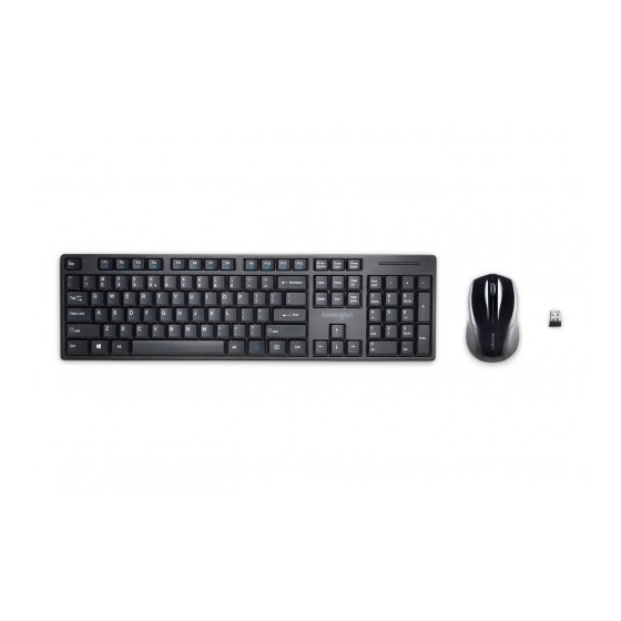 SET DE TECLADO+RATON INALAMBRICO PRO FIT QWERTY COLOR NEGRO KENSINGTON K75230ES