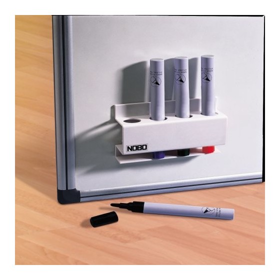 PORTA ROTULADORES MAGNETICO CAPACIDAD 4 ROTULADORES 8X12X3,2 CM. NOBO 3503846