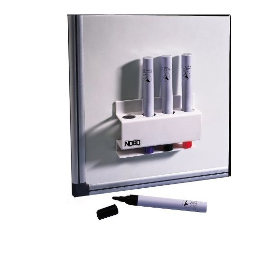 PORTA ROTULADORES MAGNETICO CAPACIDAD 4 ROTULADORES 8X12X3,2 CM. NOBO 3503846