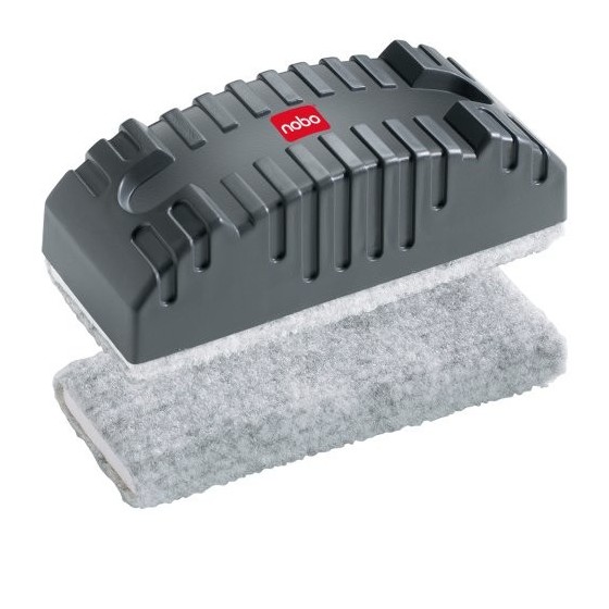 BORRADOR MAGNETICO RECAMBIABLE PARA PIZARRAS BLANCAS 4X7,5X16 CM. NOBO 34533421
