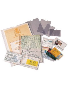 CAJA 100 FUNDAS PORTACARNETS EN PVC FORMATO (171X221 MM.) TRANSPARENTE ESSELTE 46010