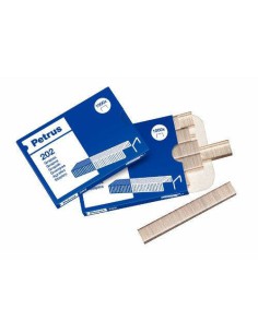 CAJA DE 1000 GRAPAS TIPO 202 GALVANIZADAS PARA GRAPADORAS DE ESCOLARES/OFICINA PETRUS 55700