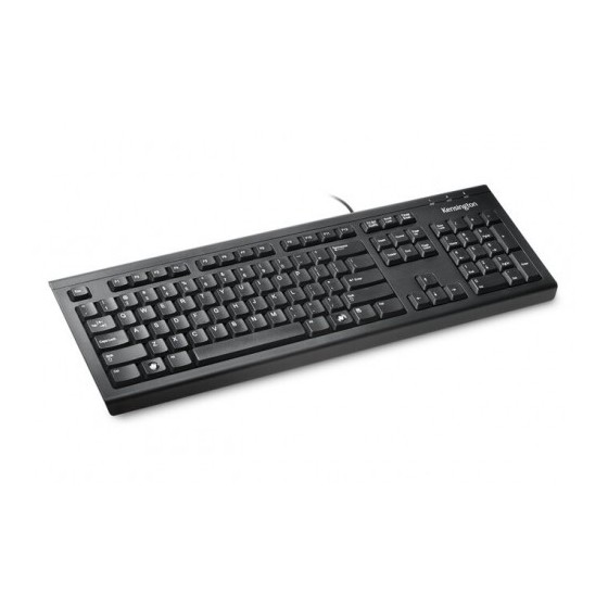TECLADO CON CABLE 150 CM. VALUKEYBOARD COLOR NEGRO KENSINGTON 1500109ES