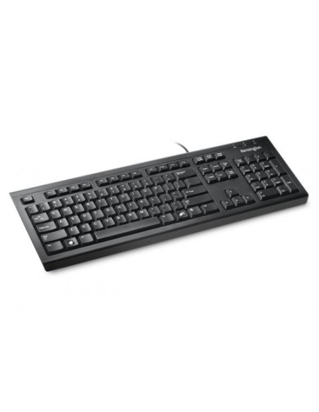 TECLADO CON CABLE 150 CM. VALUKEYBOARD COLOR NEGRO KENSINGTON 1500109ES
