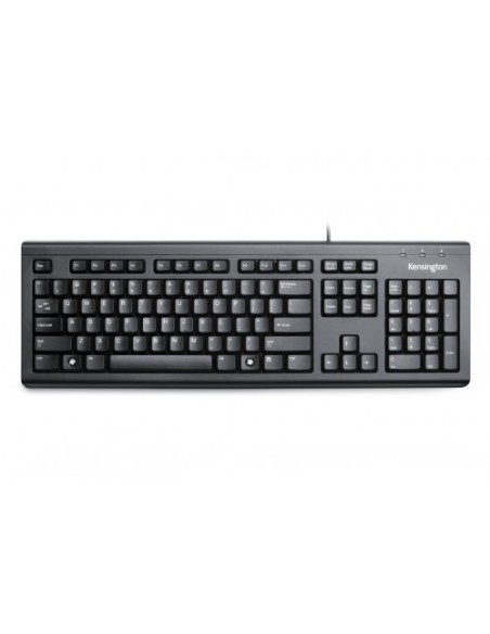 TECLADO CON CABLE 150 CM. VALUKEYBOARD COLOR NEGRO KENSINGTON 1500109ES