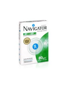 PAQUETE 500H PAPEL 80GR A4 NAVIGATOR CIE169 40001823 (x5 unidades)