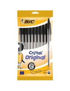 BIC 830864 bolígrafo Negro Medio 10 pieza(s)