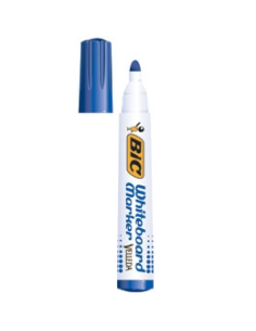 MARCADOR PARA PIZARRA BLANCA 1751 TINTA A BASE DE ALCOHOL TRAZO 3-5,5MM. AZUL VELLEDA 904947 (x12 unidades)