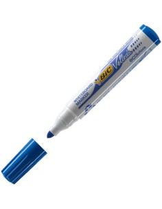 MARCADOR PARA PIZARRA BLANCA 1701 TINTA A BASE DE ALCOHOL TRAZO 1,5MM. AZUL VELLEDA 904938 (x12 unidades)
