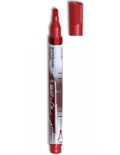 MARCADOR PARA PIZARRA BLANCA TINTA LIQUIDA TRAZO 2MM. ROJO VELLEDA 902089 (x12 unidades)