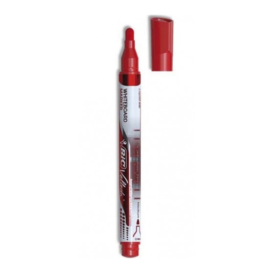MARCADOR PARA PIZARRA BLANCA TINTA LIQUIDA TRAZO 2MM. ROJO VELLEDA 902089 (x12 unidades)