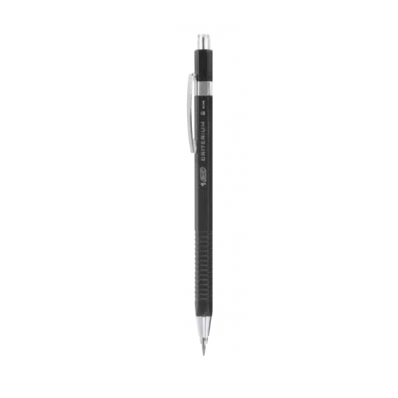 PORTAMINAS RECARGABLE CRITERIUM PUNTA METALICA MINA 2MM. CUERPO NEGRO BIC 893278 (x12 unidades)