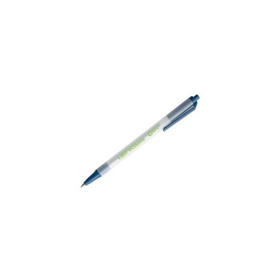 BOLIGRAFO ECO CLICSTIC RECICLADO TRAZO MEDIO EN COLOR AZUL BIC 8806891 (x50 unidades)
