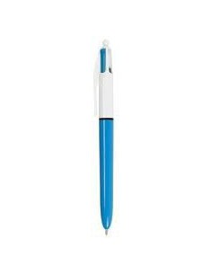 BOLIGRAFO 4 COLORES MEDIUM TRAZO 0,3 MM. AZUL/NEGRO/ROJO Y VERDE BIC 982866 (x12 unidades)