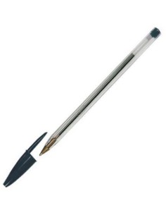 BOLIGRAFO CRISTAL CUERPO TRANSPARENTE TRAZO 0,4 MM. COLOR NEGRO BIC 8373639 (x50 unidades)