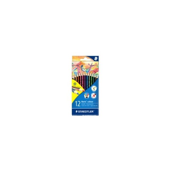 ESTUCHE 12 LAPICES DE COLORES NORIS COLOUR SURTIDOS STAEDTLER 185 C12