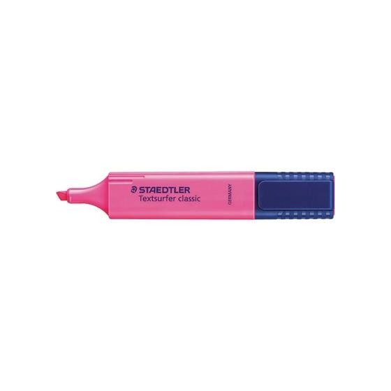 MARCADOR FLUORESCENTE TEXTSURFER CLASSIC 1-5MM. ROSA STAEDTLER 364-23 (x10 unidades)