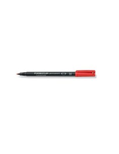 MARCADOR LUMOCOLOR PERMANENTE PUNTA MEDIA 1MM. ROJO STAEDTLER 317-2 (x10 unidades)