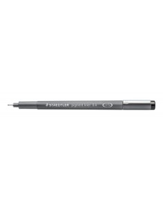 ROTULADOR TINTA PIGMENTADA CALIBRADO PIGMENT LINER 0,4 MM. NEGRO STAEDTLER 308 04-9 (x10 unidades)
