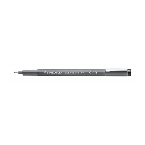 ROTULADOR TINTA PIGMENTADA CALIBRADO PIGMENT LINER 0,4 MM. NEGRO STAEDTLER 308 04-9 (x10 unidades)