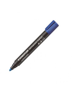 MARCADOR PERMANENTE LUMOCOLOR 352 TRAZO 2MM. AZUL STAEDTLER 352-3 (x10 unidades)