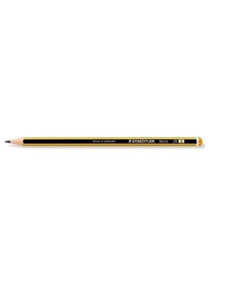 LAPIZ HEXAGONAL NORIS GRADUACION 2B SIN GOMA STAEDTLER 120-0 (x12 unidades)