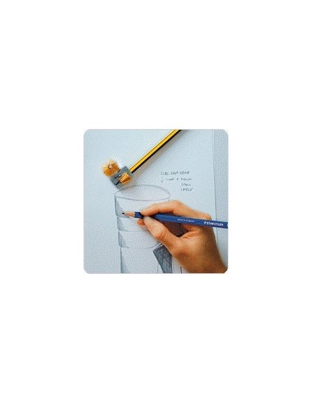 LAPIZ HEXAGONAL NORIS GRADUACION 2B SIN GOMA STAEDTLER 120-0 (x12 unidades)