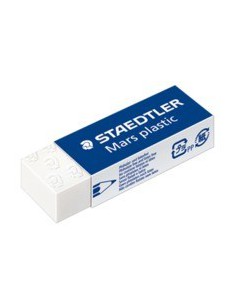 GOMA DE BORRAR MARS PLASTIC 65X23X13MM.) STAEDTLER 526 50 (x20 unidades)