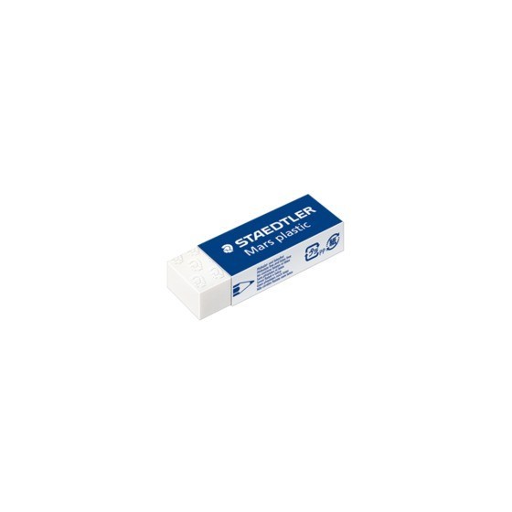 GOMA DE BORRAR MARS PLASTIC 65X23X13MM.) STAEDTLER 526 50 (x20 unidades)