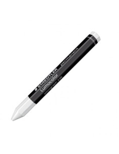 LAPIZ CERA PERMANENTE LUMOCOLOR OMNIGRAPH 12MM. BLANCO STAEDTLER 236-0 (x12 unidades)