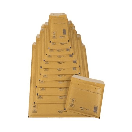 CAJA 50 BOLSAS AIR BAG ACOLCHADA Nº 19 KRAFT AUTOADHESIVO TAMAÑO MEDIDA INTERIOR 300X445, PESO 70 GRS. SAM 145998