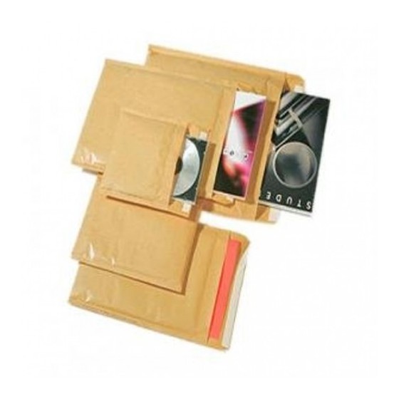 PAQUETE 10 UDS. BOLSA AIR BAG ACOLCHADA ENVIOS ESPECIALES AK-CD KRAFT AUTOADHESIVO MEDIDA INTERIOR 180X165, 9 GRS. SAM 146093