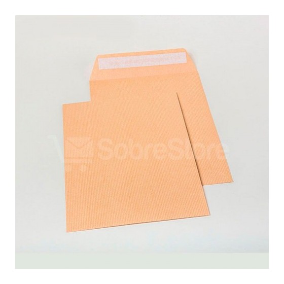 CAJA 250 BOLSAS DIN C5 (162X229) KRAFT 80 GRS. AUTOSAM AUTOADHESIVO CON TIRA DE SILICONA SAM 141507