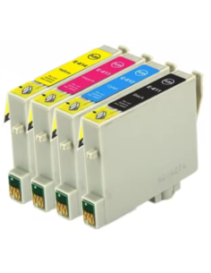 Compatible Pack 4 x Tinta EPSON T0611 / 2 / 3 / 4