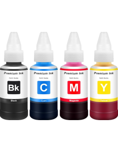 Tinta Compatible PACK 4 x EPSON T6641 / T6642 / T6443 T6444