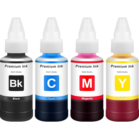 Tinta Compatible PACK 4 x EPSON T6641 / T6642 / T6443 T6444