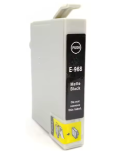 Compatible Epson T0968 Negro Mate Tinta C13T09684010
