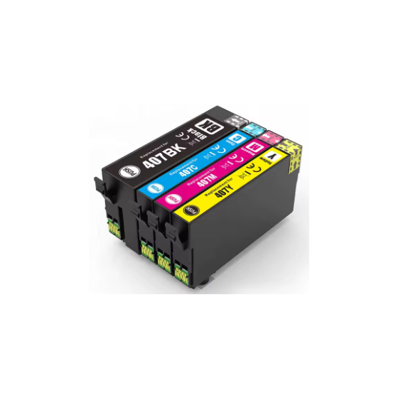 Compatible Pack x 4 Epson 407 Cartuchos de Tinta