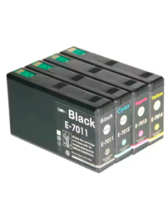 Compatible Pack 4 x Tinta Epson T7011 T7012 T7013 T7014