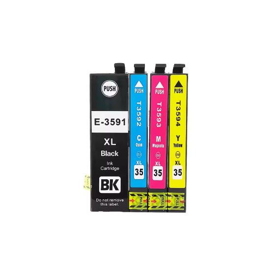 Compatible Pack 4 x Tinta EPSON T3591 T3592 T3593 T3594