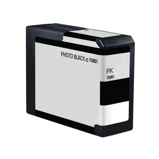 Compatible Tinta Pigmentada EPSON T5801 Negro PHOTO