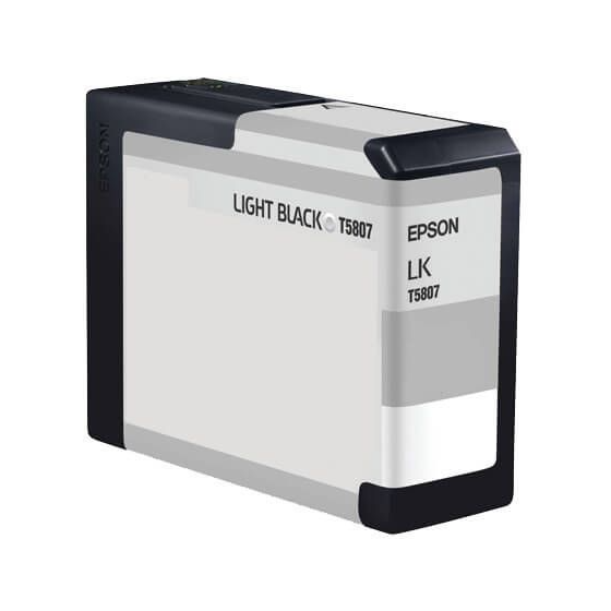 Compatible Tinta Pigmentada EPSON T5807 Negro LIGHT