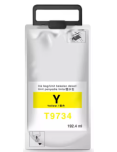 Compatible Epson T9734 Amarillo Cartucho de Tinta Pigmentada
