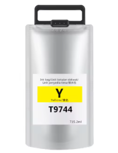 Compatible Cartucho Tinta Epson T9744 Amarillo Pigmentada