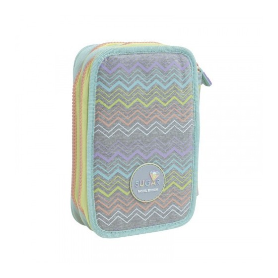 PLUMIER 2 PISOS CON CONTENIDO SUGAR DIAMOND MILAN 081264SD