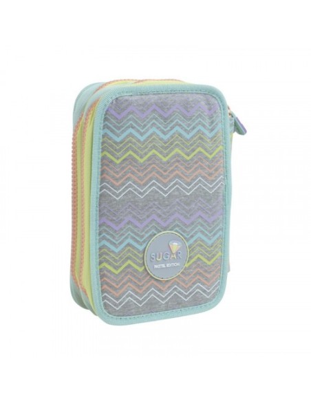 PLUMIER 2 PISOS CON CONTENIDO SUGAR DIAMOND MILAN 081264SD