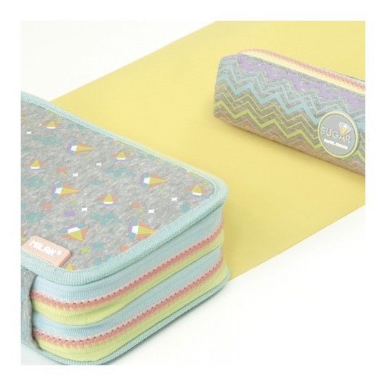 PLUMIER 2 PISOS CON CONTENIDO SUGAR DIAMOND MILAN 081264SD