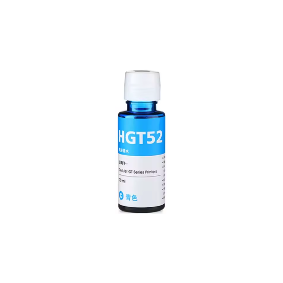 Compatible Botella Tinta HP GT52 Cyan