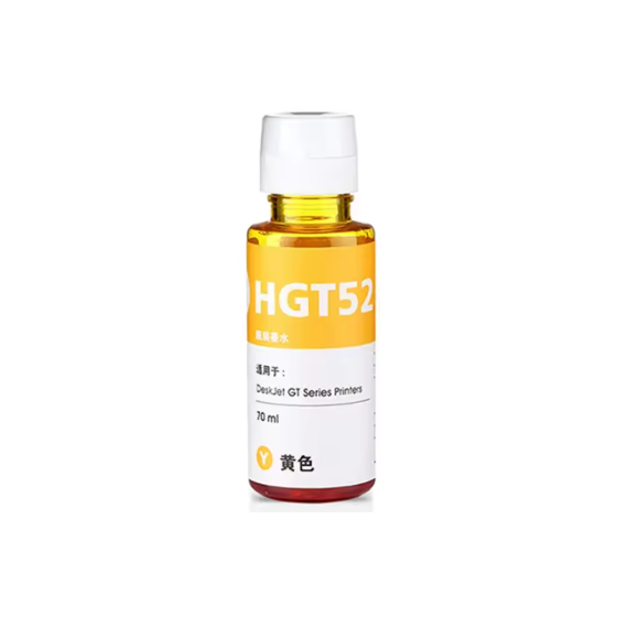Compatible Botella Tinta HP GT52 Amarillo